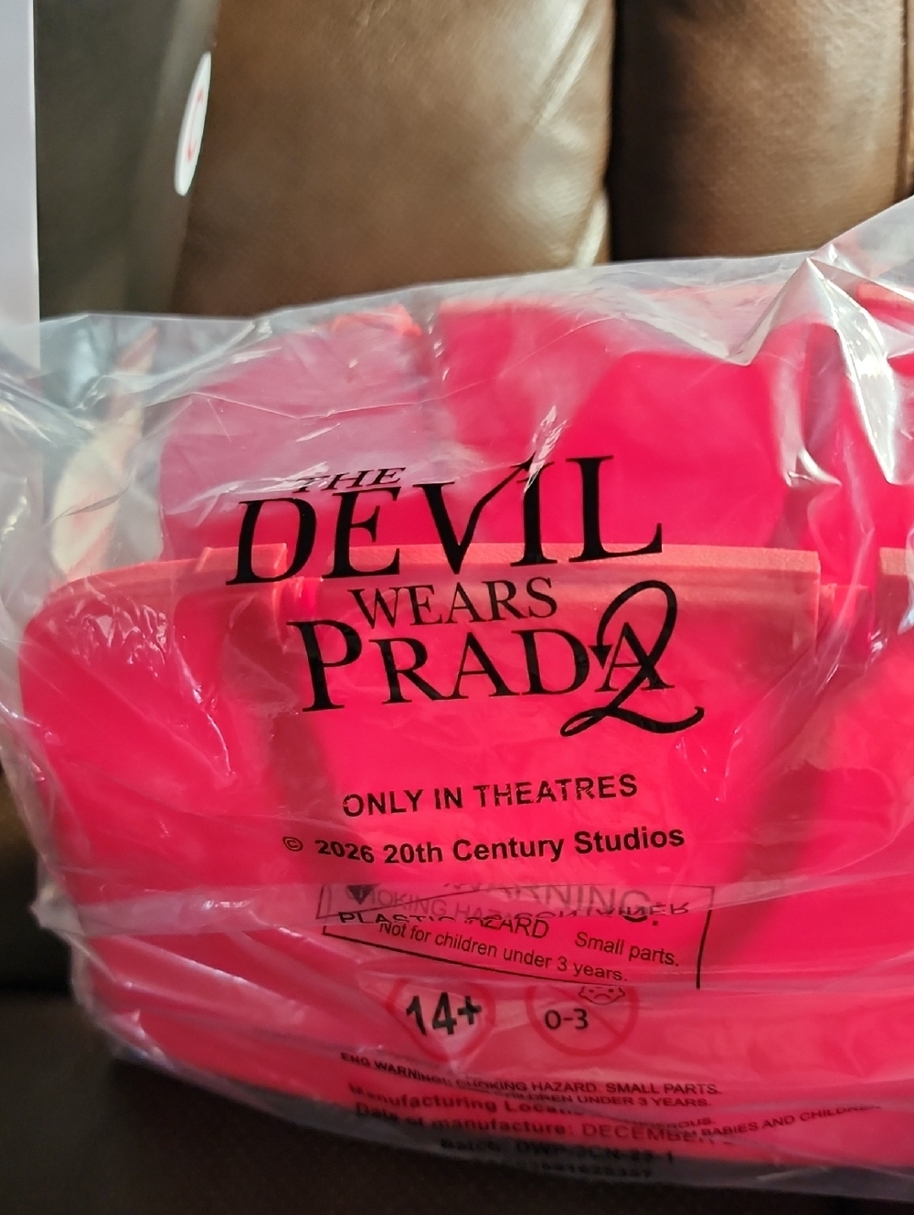 Devil Wears Prada 2 Official AUTHENTIC Popcorn Pail - Picture 4 of 6